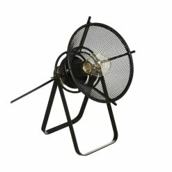 Grosses soldes ⌛ Atmosphera Lampe à poser en Métal Noir H 31 cm 🥰