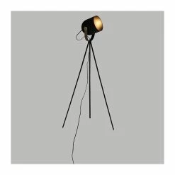 Vente flash ⭐ Atmosphera Lampadaire trépied en Métal Noir H 136 cm 🛒 -Optonica Soldes 3560237586588 3