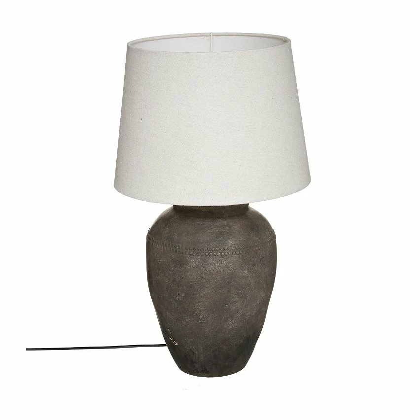 De gros đ Atmosphera Lampe Ailen en CĂ©ramique Marron et Abat-jour Blanc cassĂ© H 60 cm đ 1 De gros đ Atmosphera Lampe Ailen en CĂ©ramique Marron et Abat-jour Blanc cassĂ© H 60 cm đ
