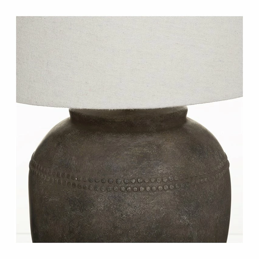 De gros đ Atmosphera Lampe Ailen en CĂ©ramique Marron et Abat-jour Blanc cassĂ© H 60 cm đ 3 De gros đ Atmosphera Lampe Ailen en CĂ©ramique Marron et Abat-jour Blanc cassĂ© H 60 cm đ â Image 3