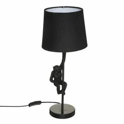 De gros 😍 Lampe singe noir H49 Atmosphera - Noir 💯