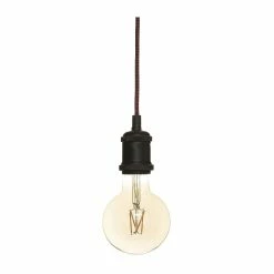 Meilleure affaire 💯 Atmosphera Luminaire Suspension Câble couleur Noir & Blanc D 5 cm 🥰 -Optonica Soldes 3560237586816 1