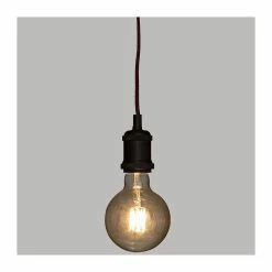 Meilleure affaire 💯 Atmosphera Luminaire Suspension Câble couleur Noir & Blanc D 5 cm 🥰 -Optonica Soldes 3560237586816 2