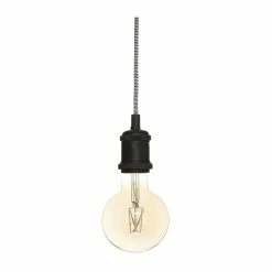 Meilleure affaire 💯 Atmosphera Luminaire Suspension Câble couleur Noir & Blanc D 5 cm 🥰 -Optonica Soldes 3560237586823 1