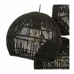 Meilleure affaire 🎁 Atmosphera Luminaire Suspension en Corde 3 Têtes D. 25 x H. 95 cm 🔔 -Optonica Soldes 3560237598697 3