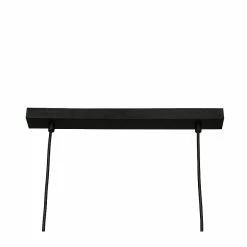 Meilleure affaire ✔️ Atmosphera Luminaire Suspension 2 Lampes en Métal Noir et Bois d'Acacia ⌛ -Optonica Soldes 3560237599052 4