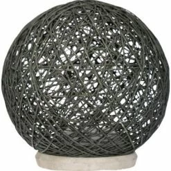 De gros 😍 Atmosphera Lampe à Poser Papier "Boule" 20cm Blanc 🤩 -Optonica Soldes 3560238320914 1