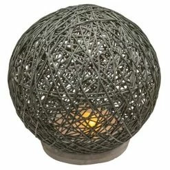 De gros 😍 Atmosphera Lampe à Poser Papier "Boule" 20cm Blanc 🤩 -Optonica Soldes 3560238320914 2