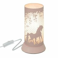 Sortie 🌟 Atmosphera Lampe à Poser pour Enfant "Décor" 20cm Rose 🤩