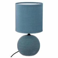 Meilleure affaire 😉 Atmosphera Lampe en Céramique Pied Boule striée Vert Kaki H 24.5 cm 🎉 -Optonica Soldes 3560238656617 1