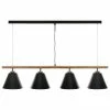 Meilleure affaire ✔️ Suspension métal 4 abat-jours Judi Atmosphera - Noir ⌛