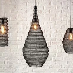 Meilleure vente ⌛ Suspension mailles H82 Ali noir Atmosphera - Noir 🎁 -Optonica Soldes 3560238662168 4