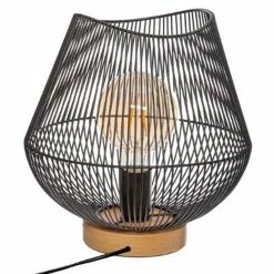 Offres ✨ Atmosphera Lampe à Poser Design en Métal "Jena" 28cm Gris ✔️ -Optonica Soldes 3560238704318 1