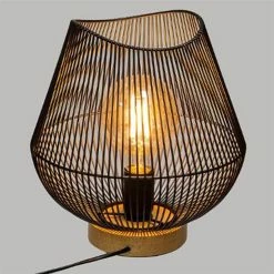 Offres ✨ Atmosphera Lampe à Poser Design en Métal "Jena" 28cm Gris ✔️ -Optonica Soldes 3560238704318 2