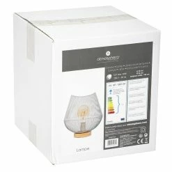 Offres ✨ Atmosphera Lampe à Poser Design en Métal "Jena" 28cm Gris ✔️ -Optonica Soldes 3560238704332 3