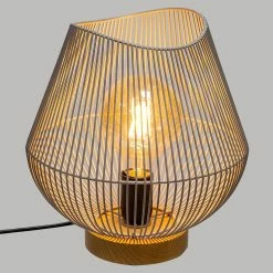Offres ✨ Atmosphera Lampe à Poser Design en Métal "Jena" 28cm Gris ✔️ -Optonica Soldes 3560238704332 4