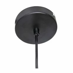 Meilleure vente 👍 Atmosphera Luminaire Suspension en Métal filaire Noir D 30.5 cm 🧨 -Optonica Soldes 3560238704394 4 1