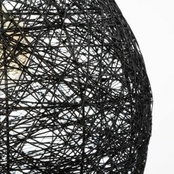 Vente flash ⌛ Atmosphera Lampe Suspension Design "Mona" 35cm Noir 🔥 -Optonica Soldes 3560238704479 5