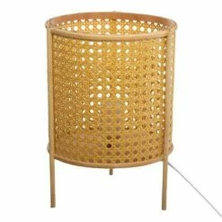 Acheter ⭐ Atmosphera Lampe à Poser Cannage "Poésie" 28cm Naturel 😉