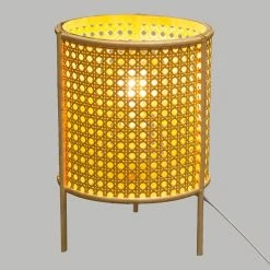 Acheter ⭐ Atmosphera Lampe à Poser Cannage "Poésie" 28cm Naturel 😉 -Optonica Soldes 3560238704516 4
