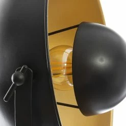 Grosses soldes 👍 Lampe à poser loft noir Lahti Atmosphera - Noir 🎉 -Optonica Soldes 3560238704684 3