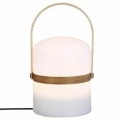 Meilleur prix ⭐ Atmosphera Lampe Nomade avec Anse "Baladeuse" 26cm Blanc 🎁