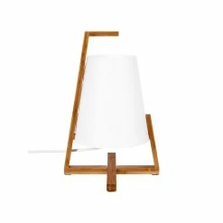 Budget 🎁 Lampe à poser en bambou Lerka - Atmosphera 🤩
