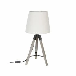 Meilleure vente ❤️ Lampe à poser trépied Runo Bistrot d'Antan - Atmosphera ⭐ -Optonica Soldes 3560238960035 2