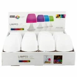 Sortie 🎉 Atmosphera Lampe à Poser LED "Ginal" 19cm Blanc 🛒 -Optonica Soldes 3560239259251 3