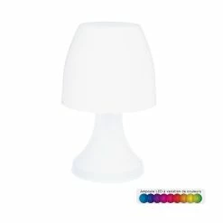 Remise 💯 Atmosphera Lampe blanche LED Dokk H27 ⭐ -Optonica Soldes 3560239261353 1