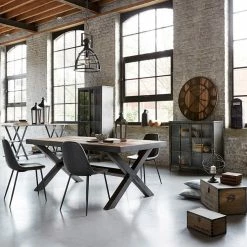 De gros 🥰 Atmosphera Lampe Suspension Métal "Factory" 58cm Gris 🛒 -Optonica Soldes 3560239285113 3