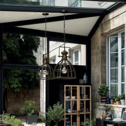 De gros 🥰 Atmosphera Lampe Suspension Métal "Factory" 58cm Gris 🛒 -Optonica Soldes 3560239285113 5