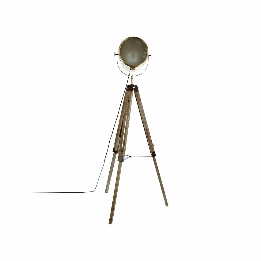 Sortie ✨ Lampadaire en métal et bois Ebor - Atmosphera ⭐ 1 Sortie ✨ Lampadaire en métal et bois Ebor - Atmosphera ⭐