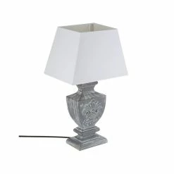 Budget ⌛ Lampe à poser en bois patiné - Atmosphera 🛒