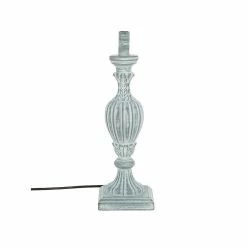 De gros 🛒 Lampe à poser en bois sculpté et patiné - Atmosphera 💯 -Optonica Soldes 3560239419976 2
