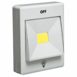 Remise 💯 Five Simply smart Spot avec Interrupteur "Lumineux" 10cm Blanc ⭐