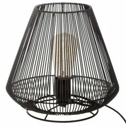 Nouveau đ Atmosphera Lampe Ă Poser MĂ©tal "Fils" 26cm Noir đ