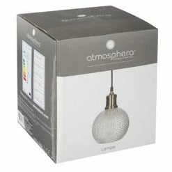 De gros 👏 Atmosphera Lampe Suspension Boule en Verre "Iris" 19cm Or 🎁 -Optonica Soldes 3560239697336 4
