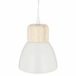 De gros đ„ Atmosphera Lampe Suspension MĂ©tal "Cloche" 19cm Blanc đ§š