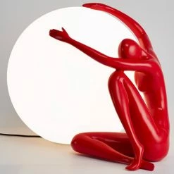Acheter 😉 Magneticland Lampe Sphère Sculpture Etreinte Rouge Collection INTERIOR ⭐