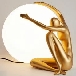 Promo ⌛ Magneticland Lampe Sphère Sculpture Etreinte Or Collection INTERIOR ⌛