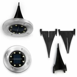 Meilleur prix 😀 IDMARKET Lot de 10 disques solaires à LED spots de jardin à planter 🧨 13 Meilleur prix 😀 IDMARKET Lot de 10 disques solaires à LED spots de jardin à planter 🧨 -Optonica Soldes 3662897034802 7