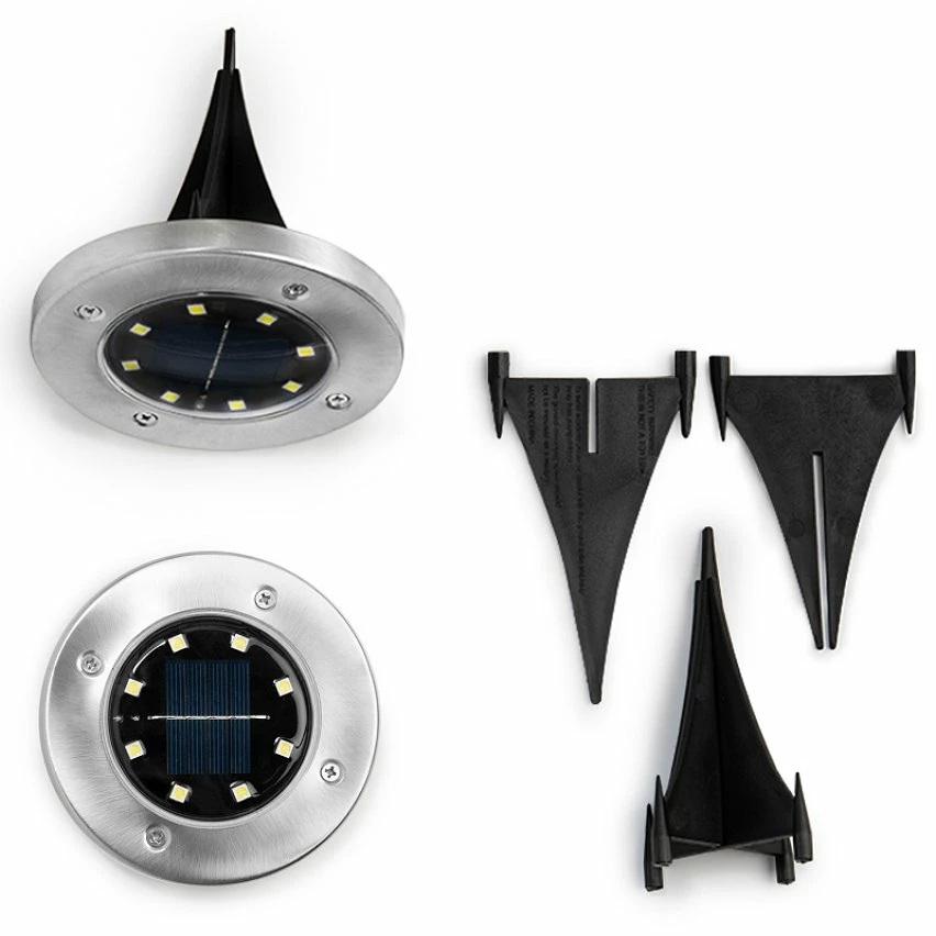 Meilleur prix 😀 IDMARKET Lot de 10 disques solaires à LED spots de jardin à planter 🧨 7 Meilleur prix 😀 IDMARKET Lot de 10 disques solaires à LED spots de jardin à planter 🧨 – Image 7