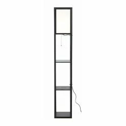 Remise 🛒 Altobuy AMELIE - Lampadaire avec 3 Etagères en Métal Noir ✨ -Optonica Soldes 3663738037648 7