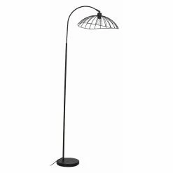 Les meilleures critiques de ⌛ Altobuy STERN - Lampadaire en Métal Noir Abat-Jour filaire 🎉 -Optonica Soldes 3663738037693 3