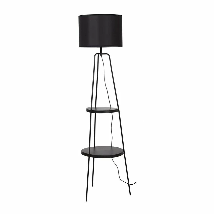Nouveau 🎁 Altobuy CIRCLE - Lampadaire en Métal Noir 2 Etagères Abat-Jour en Tissu Noir 😉 1 Nouveau 🎁 Altobuy CIRCLE - Lampadaire en Métal Noir 2 Etagères Abat-Jour en Tissu Noir 😉