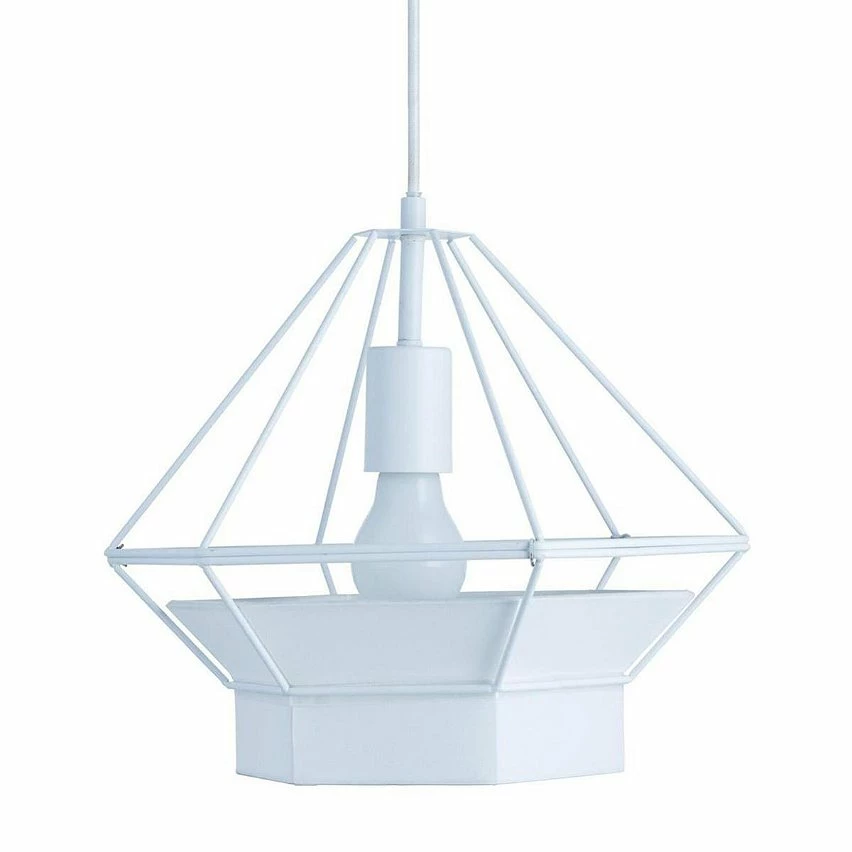 Remise đ Altobuy LYKTA - Suspension en MĂ©tal Blanc GĂ©omĂ©trique đ 4 Remise đ Altobuy LYKTA - Suspension en MĂ©tal Blanc GĂ©omĂ©trique đ â Image 4