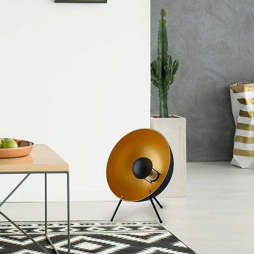 Meilleure vente 💯 Altobuy SPOUTNIK - Lampe à Poser en Métal Noir et Doré 😀 2 Meilleure vente 💯 Altobuy SPOUTNIK - Lampe à Poser en Métal Noir et Doré 😀 – Image 2