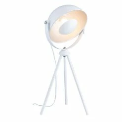 De gros đ Altobuy ASTRIDE - Lampe Ă Poser TrĂ©pied en MĂ©tal Blanc â 5 De gros đ Altobuy ASTRIDE - Lampe Ă Poser TrĂ©pied en MĂ©tal Blanc â -Optonica Soldes 3663738038331 3