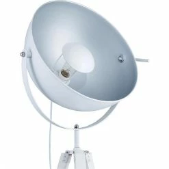 Vente flash 👍 Altobuy ASTRAL - Lampadaire Trépied en Métal Blanc 😍 -Optonica Soldes 3663738038348 3